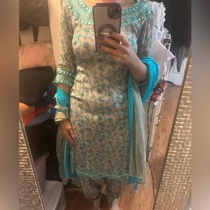 Printed salwaar suit